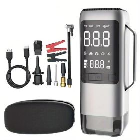 2000A Multi-Functional Portable Power Supply, Car Emergency Start Power Supply, 15V Digital Display with Charging Bank, Vacuum Cleaner, Flashligh