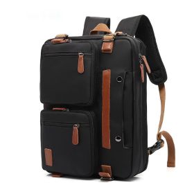 15.6 Inch And 17.3 Inch 3 In 1 Computer Laptop Carry Bag Office Designer Waterproof Business Laptop Briefcase Bag 1pc (Material: Nylon Black, size: 15.6 Inches)